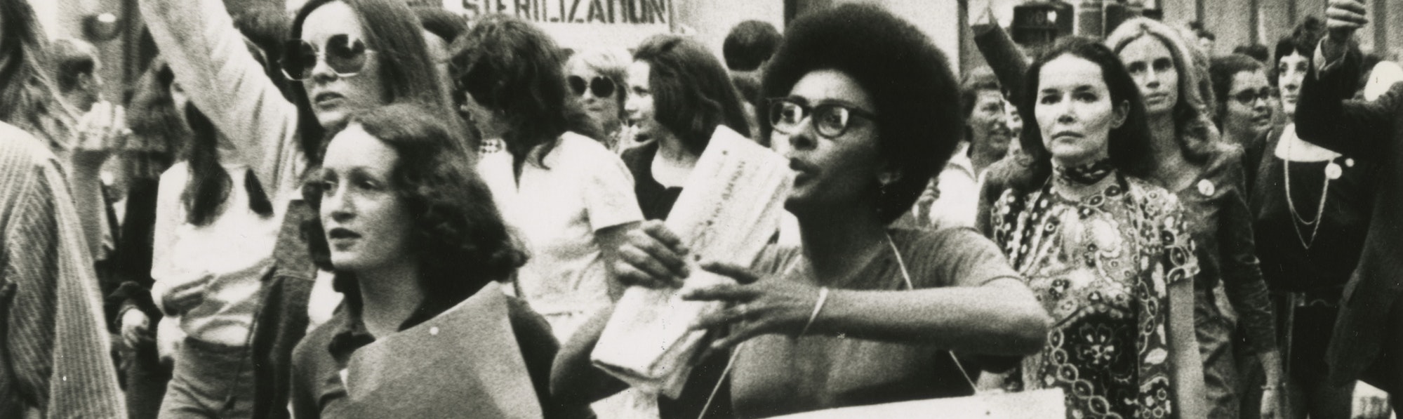 The Women’s Strike for Equality on August 26, 1970 marked the 50th anniversary of the passing of the 19th Amendment and issued new demands for women’s equality, including equality in work opportunities, free childcare, and abortion on demand. In New York City, 10,000 people marched down Fifth Avenue towards Bryant Park.