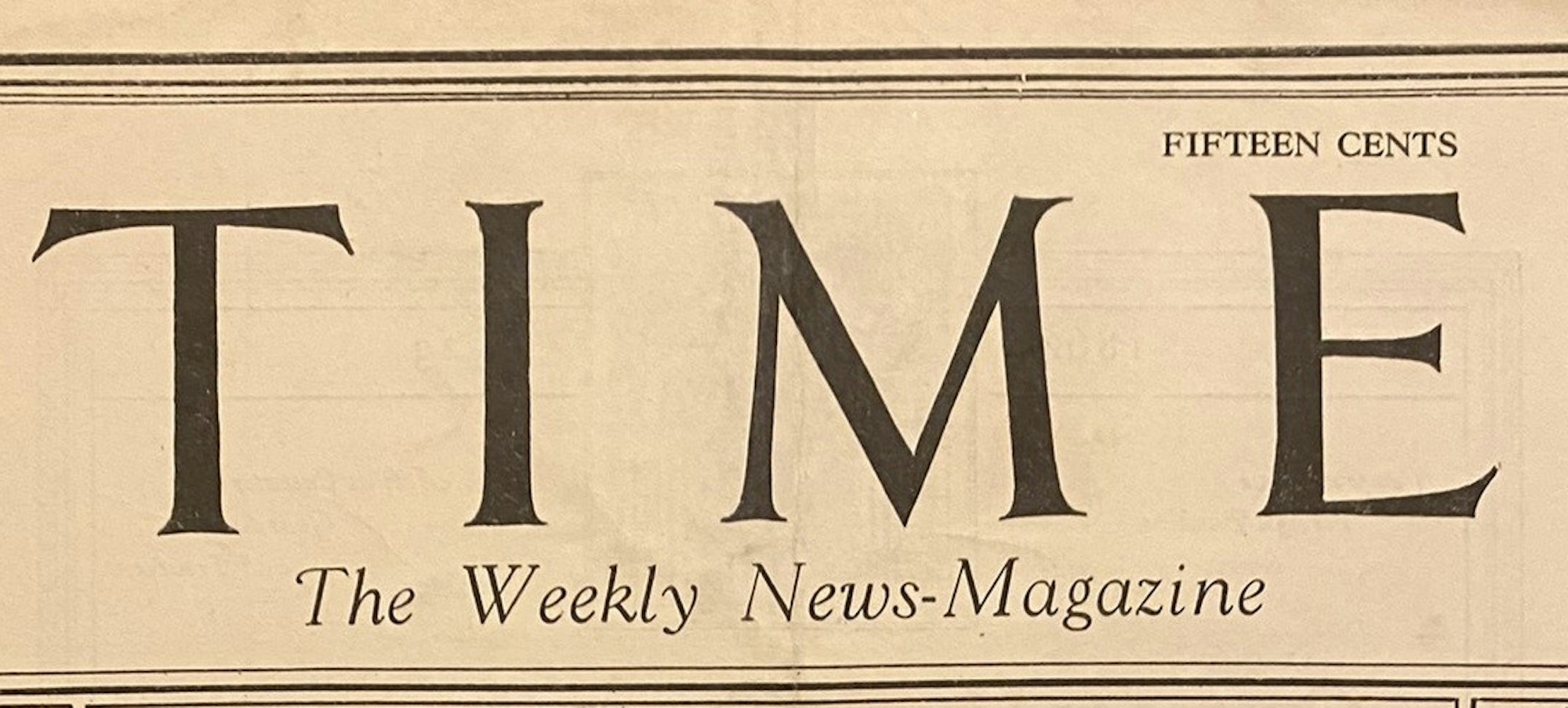 First Issue Magazines The Dawn of TIME: The Magazine Turns 100 | The New York Historical