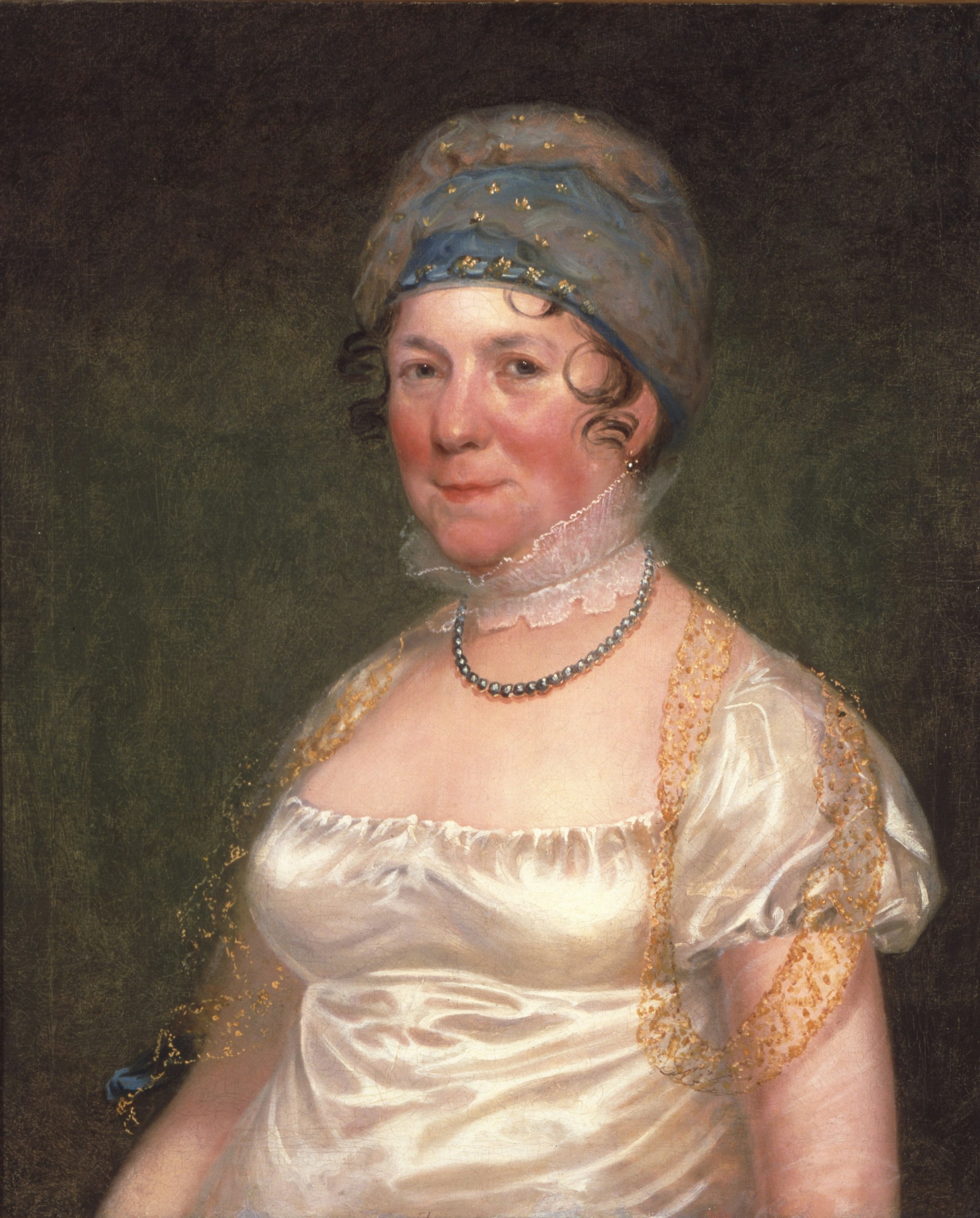 Bass Otis (artist), Mrs. James Madison, ca. 1817. New-York Historical Society, Gift of Thomas Jefferson Bryan.