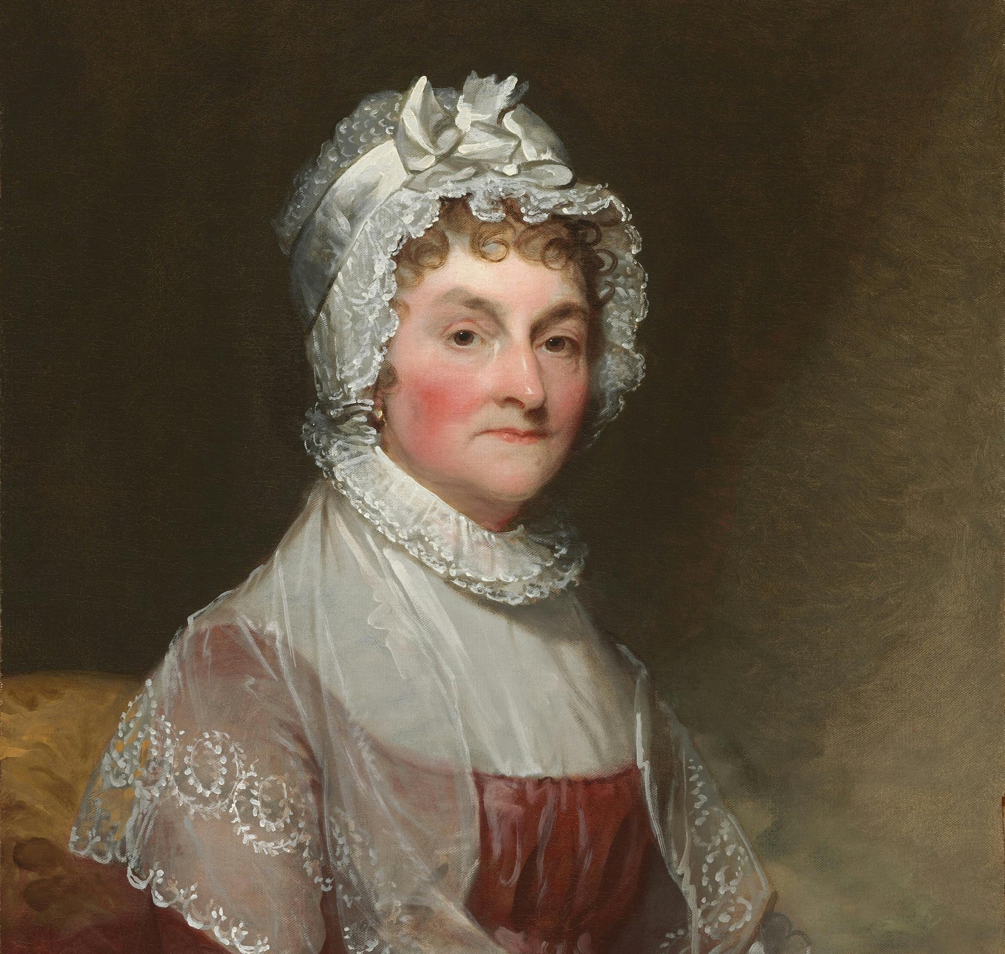 Gilbert Stuart, Abigail Smith Adams (Mrs. John Adams), 1800/1815. National Gallery of Art, Gift of Mrs. Robert Homans.