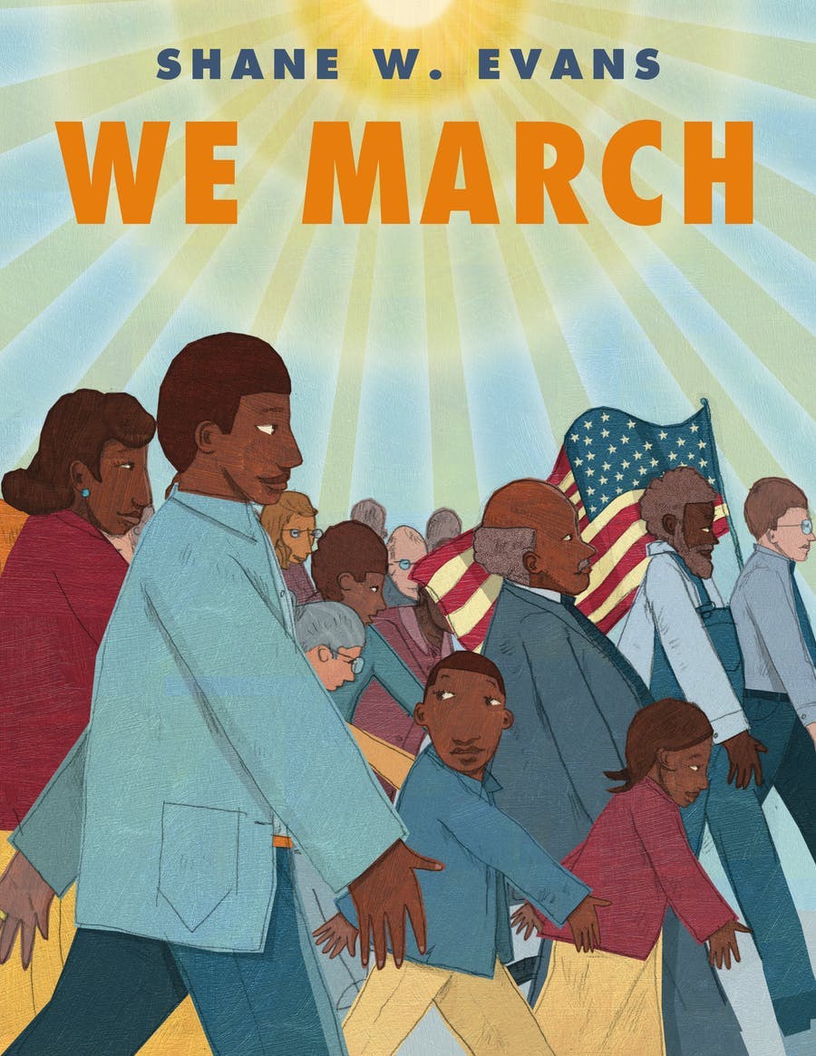 The book cover to We March