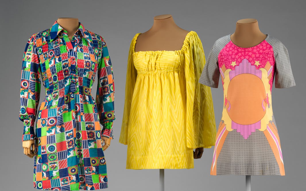 three dresses from the real clothes, real lives exhibition