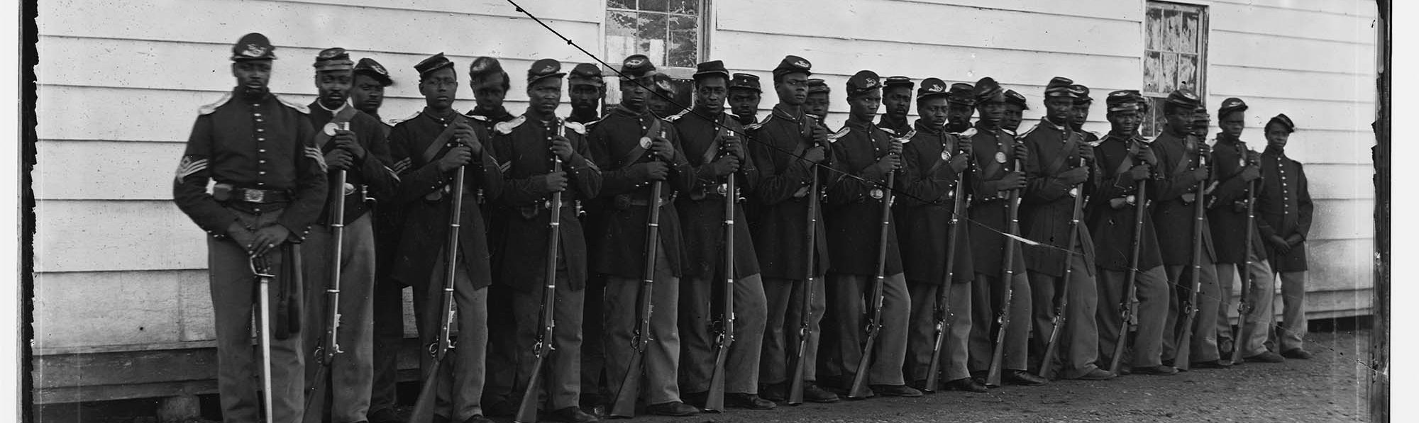 Smith, William Morris. District of Columbia. Company E, 4th U.S. Colored Infantry, at Fort Lincoln, November 17, 1865. Library of Congress Prints and Photographs Division, Washington, D.C.
