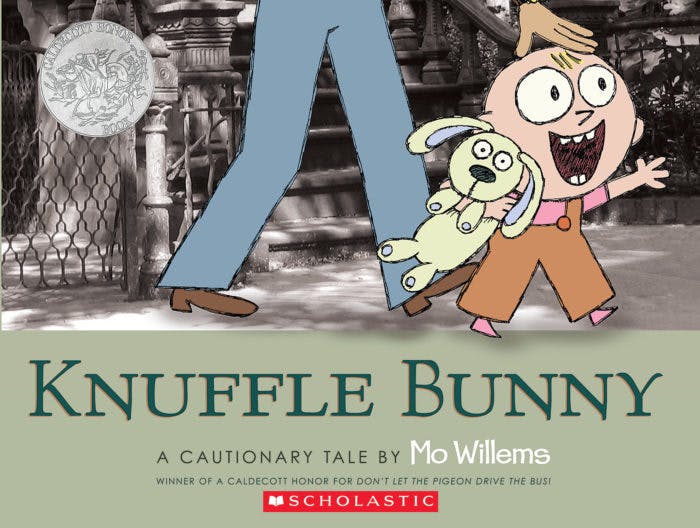 the book cover to Knuffle Bunny