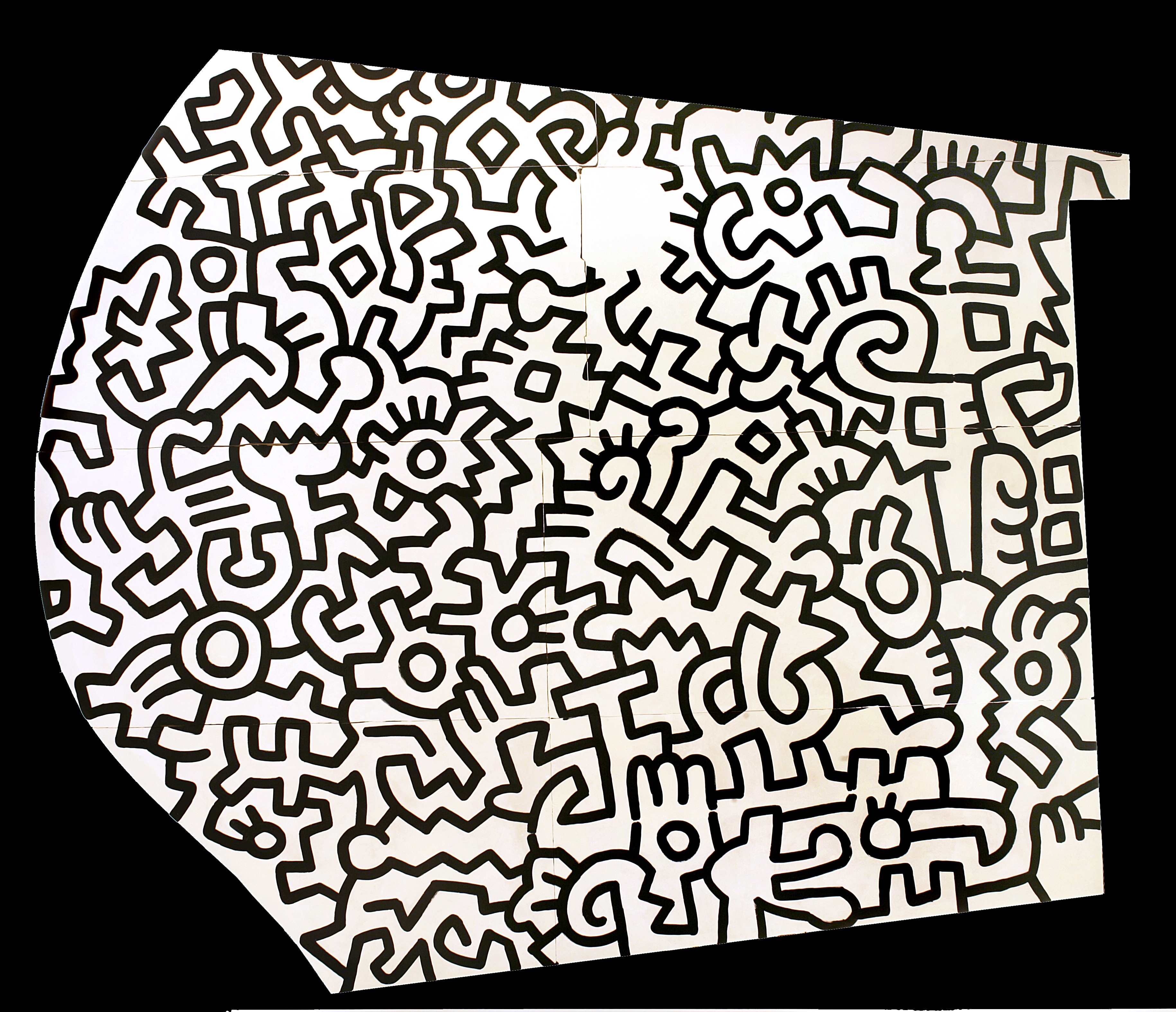 Keith Haring's Pop Shop Ceiling | The New York Historical
