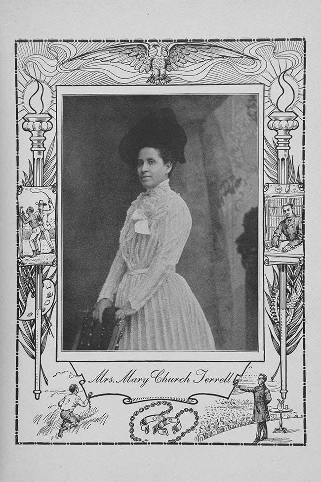 Mary Church Terrell, 1902. Schomburg Center for Research in Black Culture, Manuscripts, Archives and Rare Books Division, The New York Public Library.