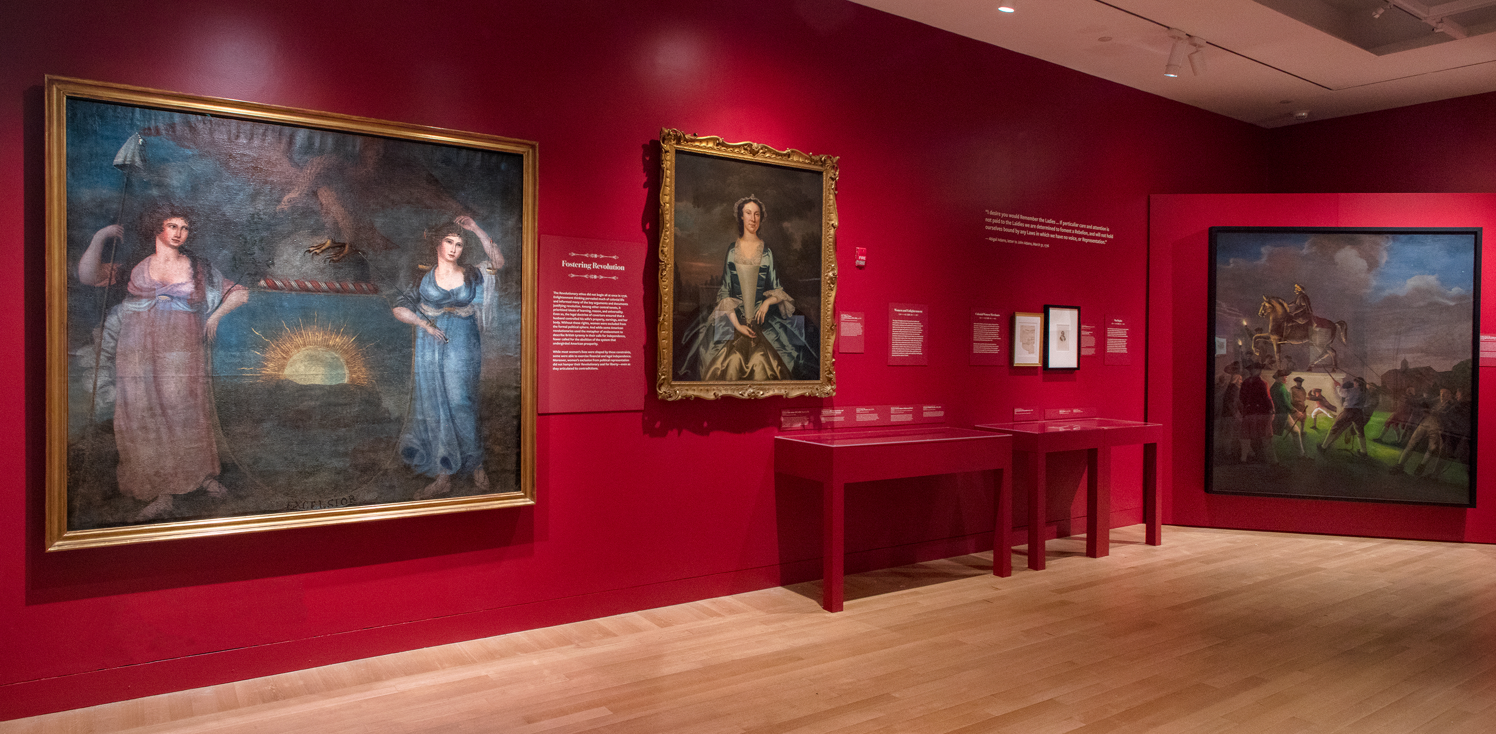 Revolutionary Women exhibition gallery