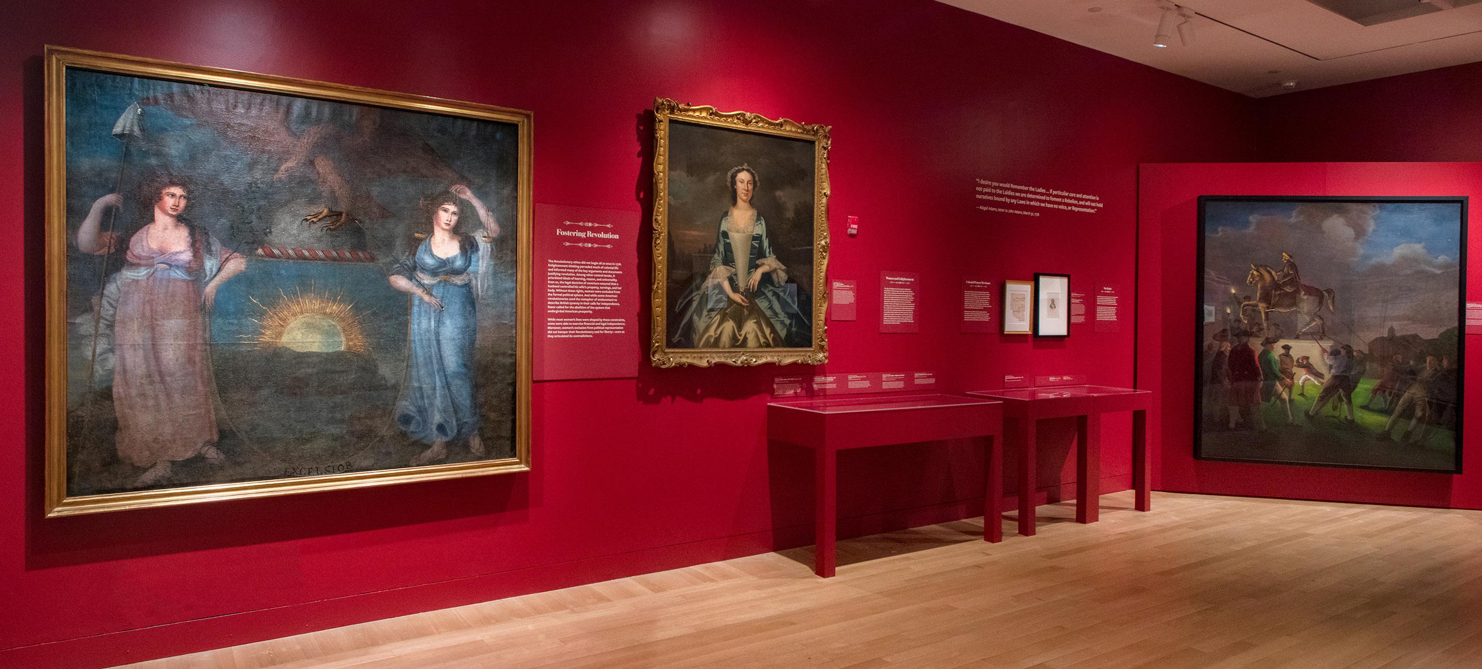 Revolutionary Women exhibition gallery