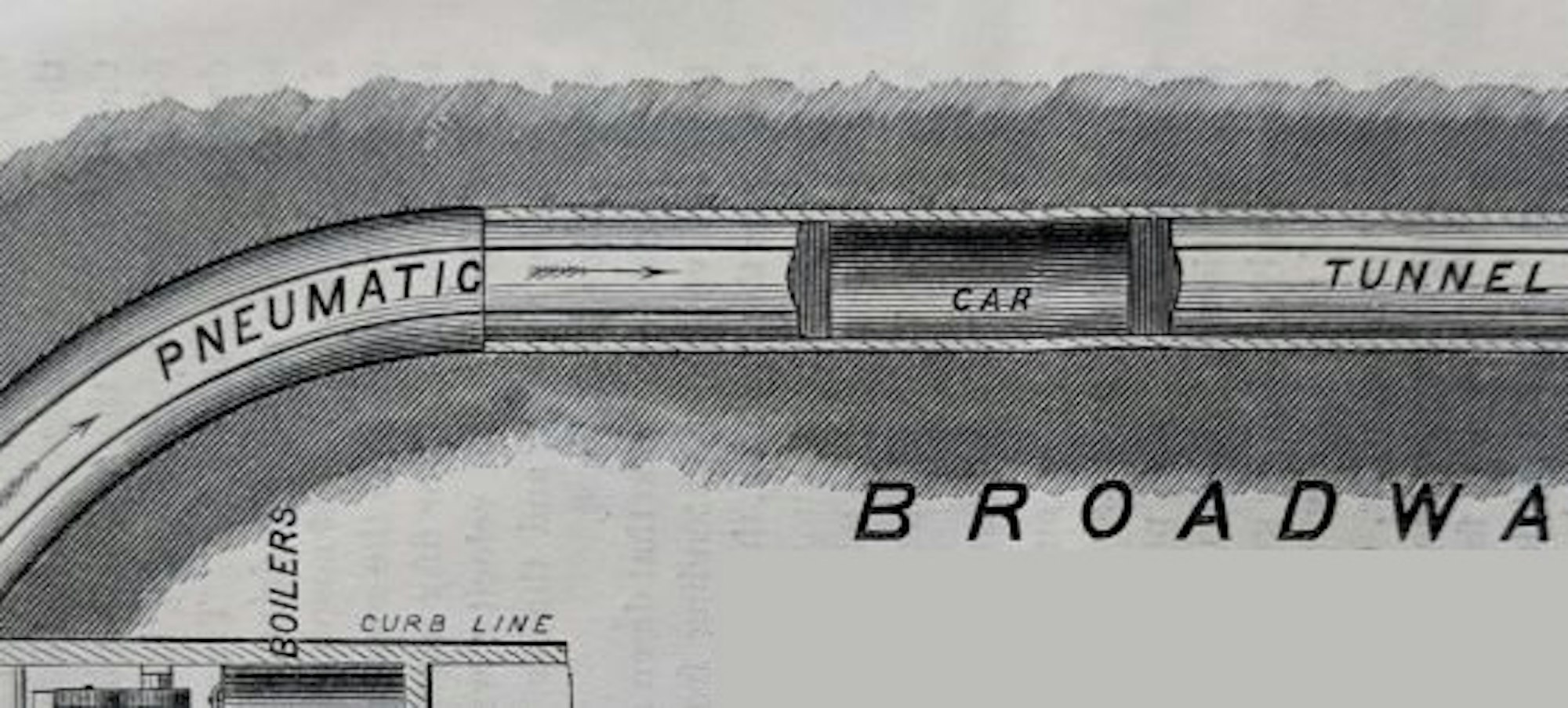 Pneumatic Transit The New York Historical