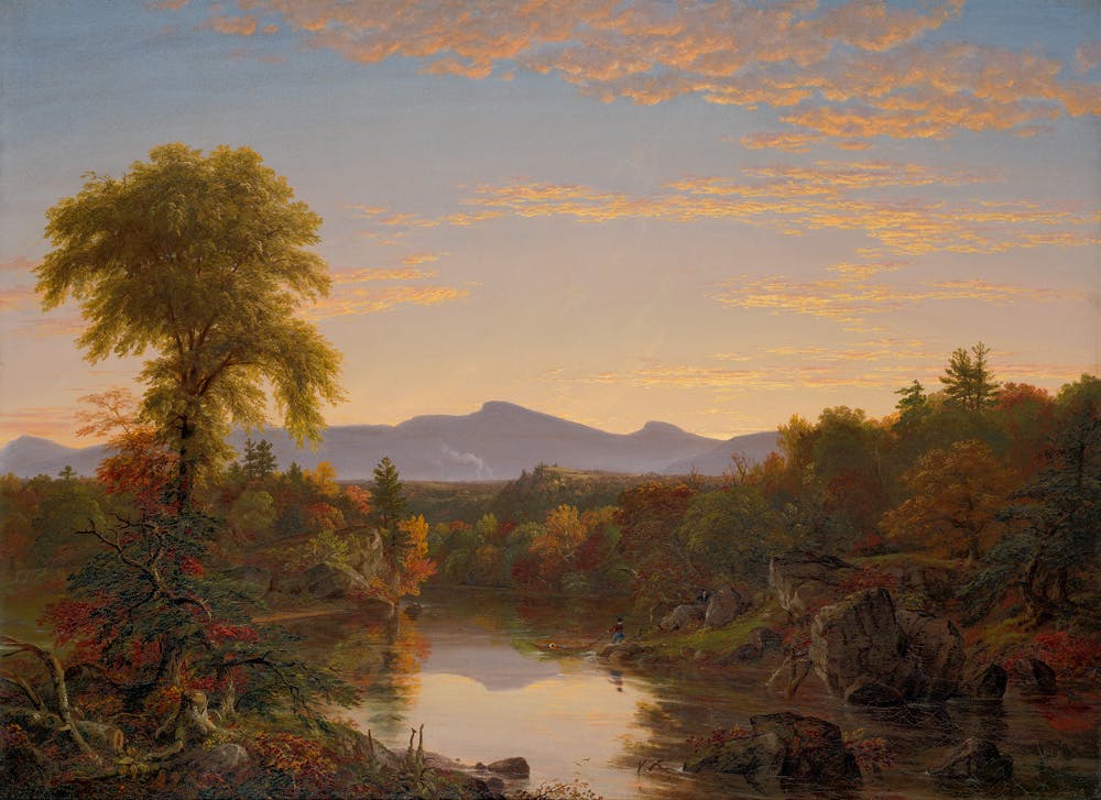 Thomas Cole, Catskill Creek, New York, 1845. New-York Historical Society, The Robert L. Stuart Collection, the gift of his widow Mrs. Mary Stuart, S-157