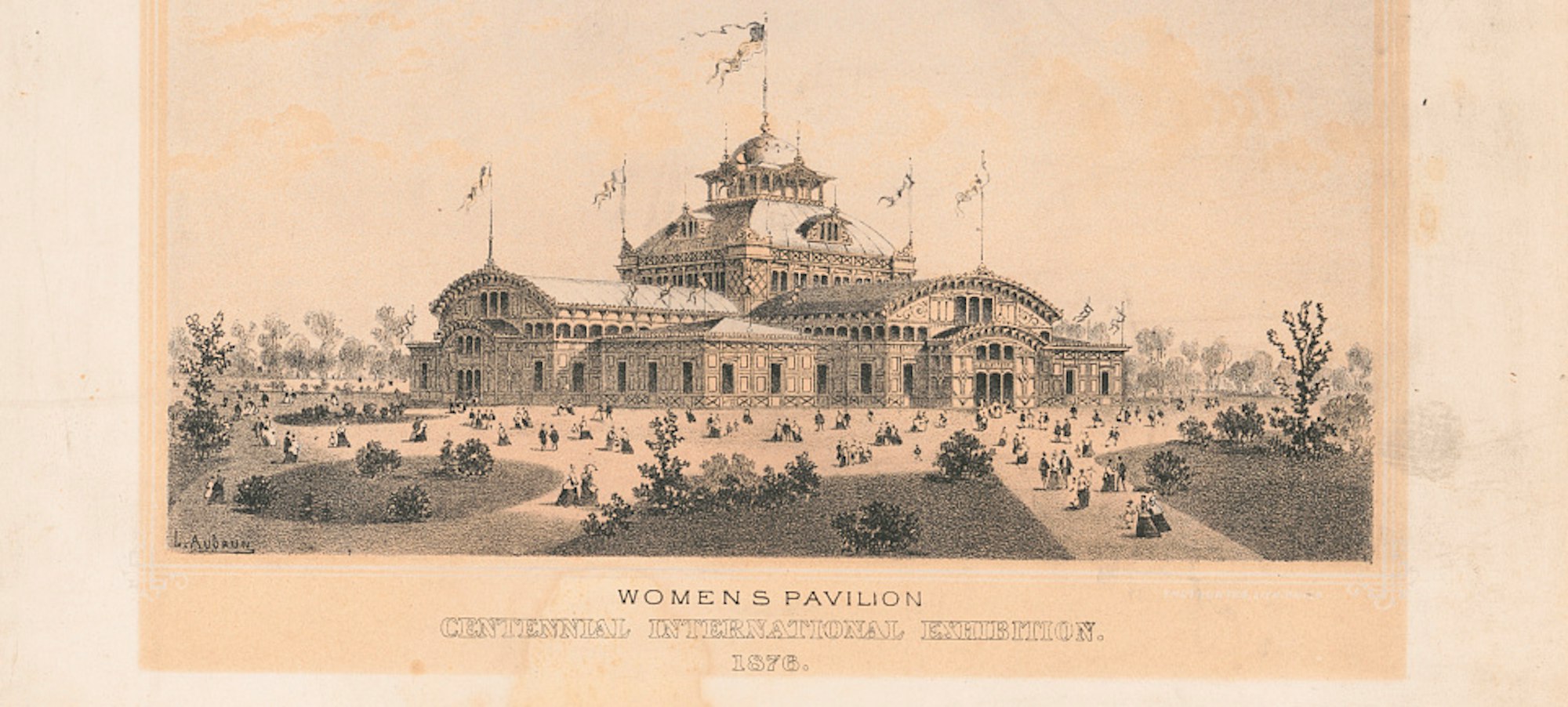 Women’s Pavilion, Centennial International Exhibition, 1876. Prints and Photographs Division, Library of Congress