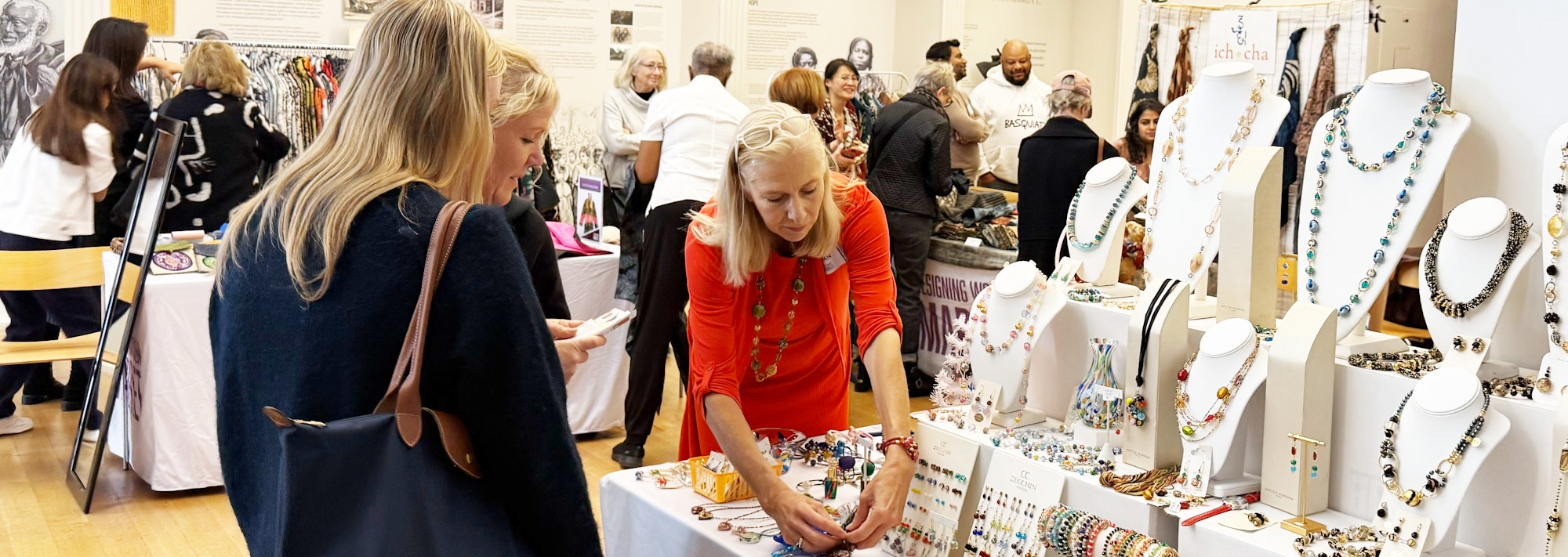 Designing Women Market vendors selling products