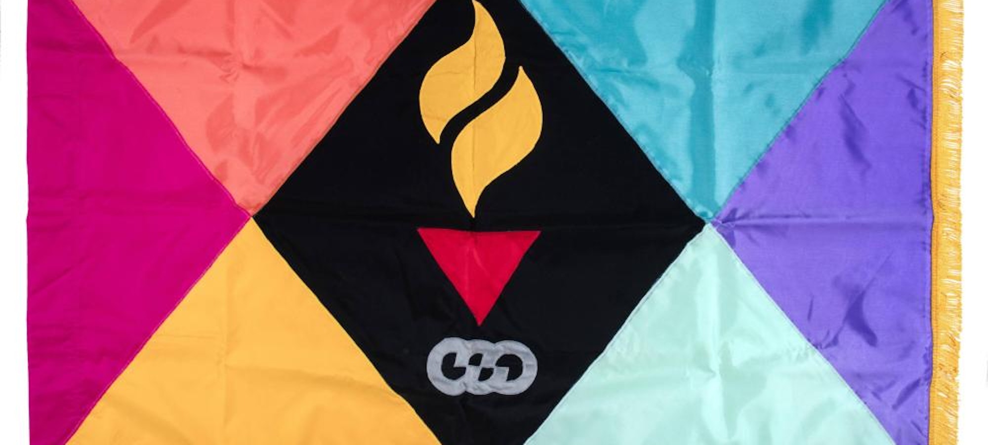 Flag from the 1994 Gay Games opening ceremony