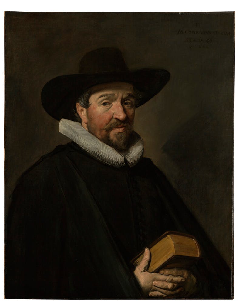 Frans Hals (1582-1666), Portrait of Conradus Viëtor, 1644. Oil on canvas. Image courtesy of he Leiden Collection, New York