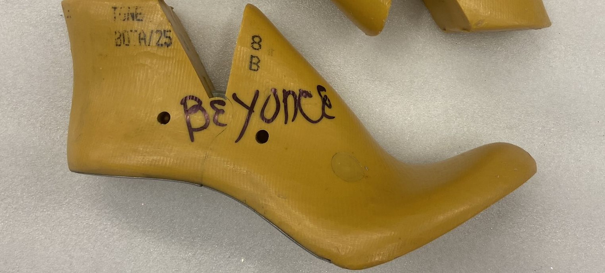 Stuart Weitzman (founded 1986), maker. Custom shoe lasts, ca. 2007. Plastic. The New York Historical, Gift of Stuart Weitzman, 2025.25.220ab