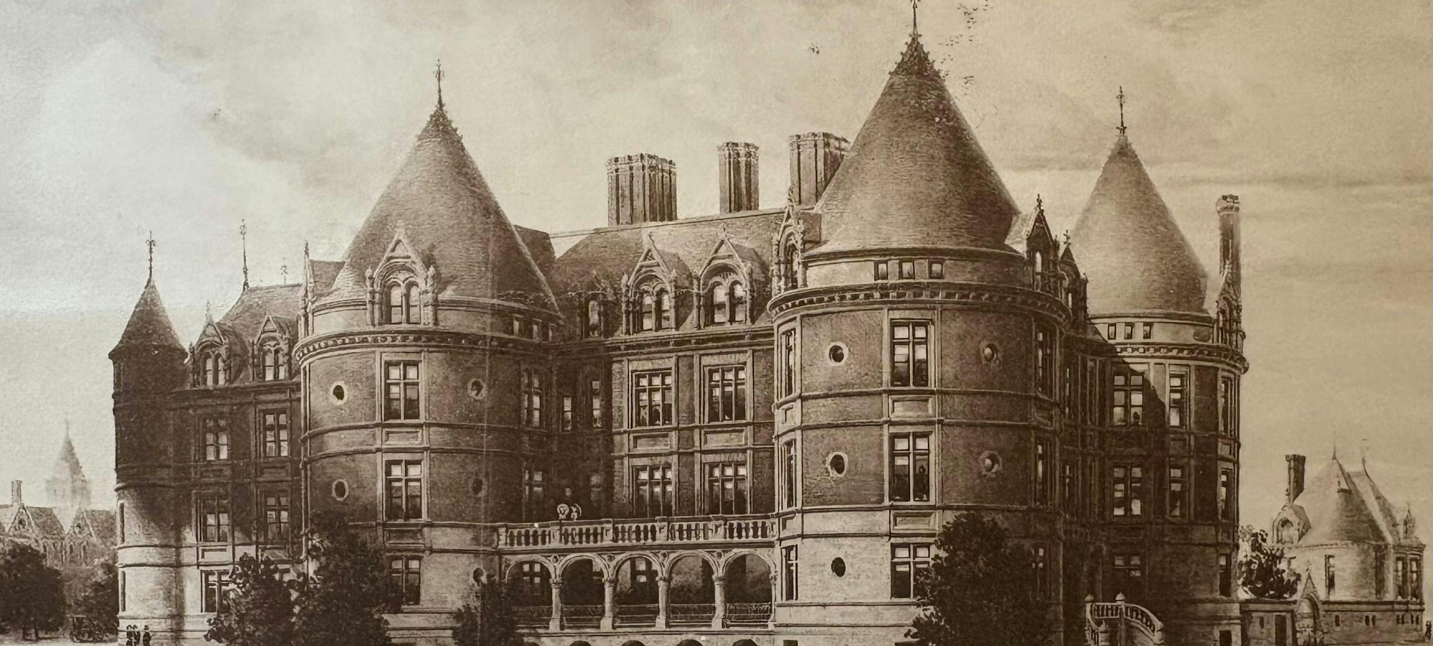 Sketch of the newly constructed New York Cancer Hospital in 1885. Annual Report of The New York Cancer Hospital, 1885. The Patricia D. Klingenstein Library. The New York Historical.