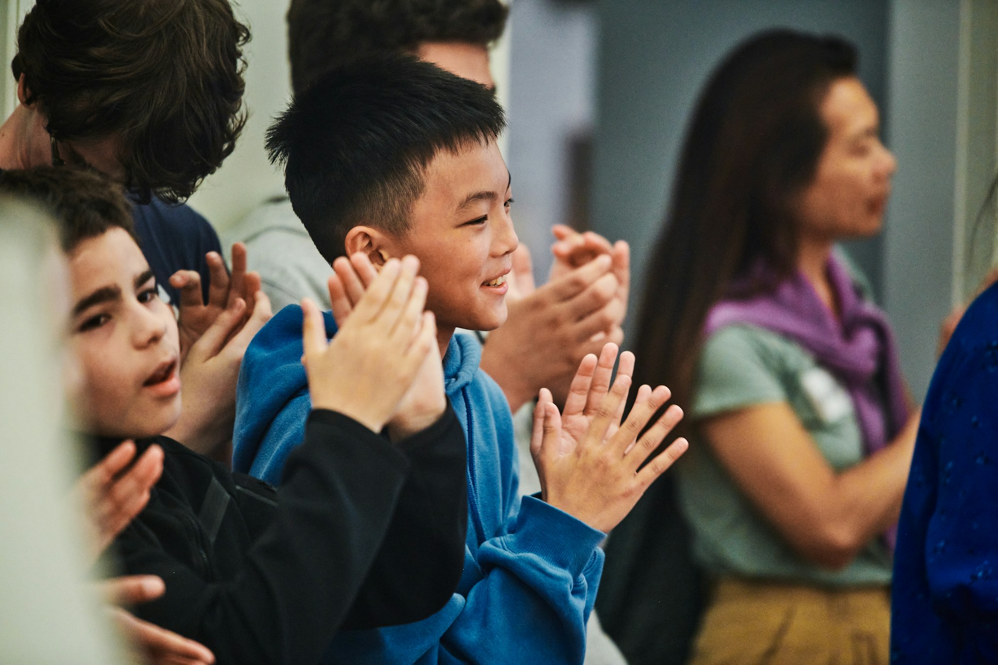 Students engaged in an Academy activity.