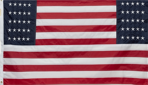 Mel Chin (b. 1951), Flag of America, 2020. Polyester, metal. Collection of John Monsky.
