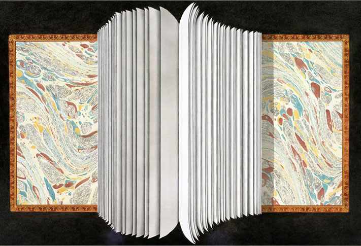 Ed Ruscha, Fanned Book, 2013. New-York Historical Society, 2015.35