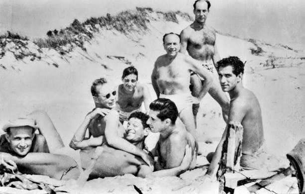 Men on the Beach, ca. 1950, Cherry Grove Archives Collection, Gift of Paul Jablonski