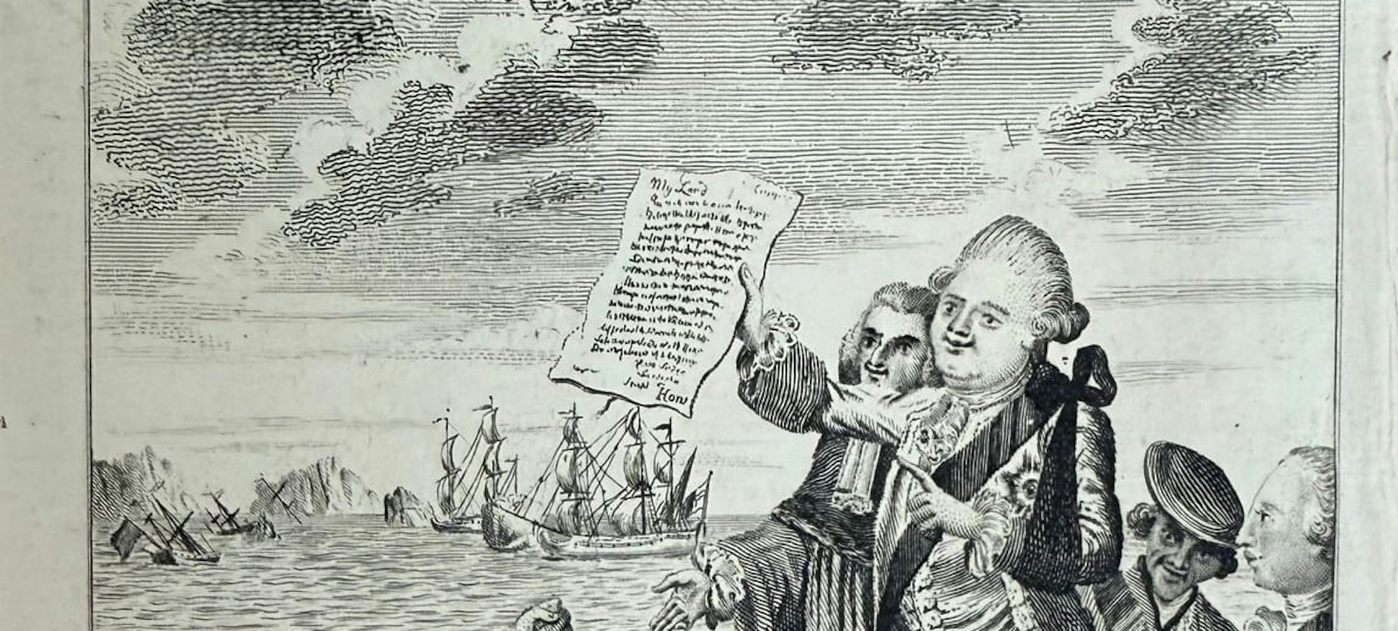 Cartoon, "News from America, or, The Patriots in the Dumps." Patricia D. Klingenstein Library, The New York Historical.