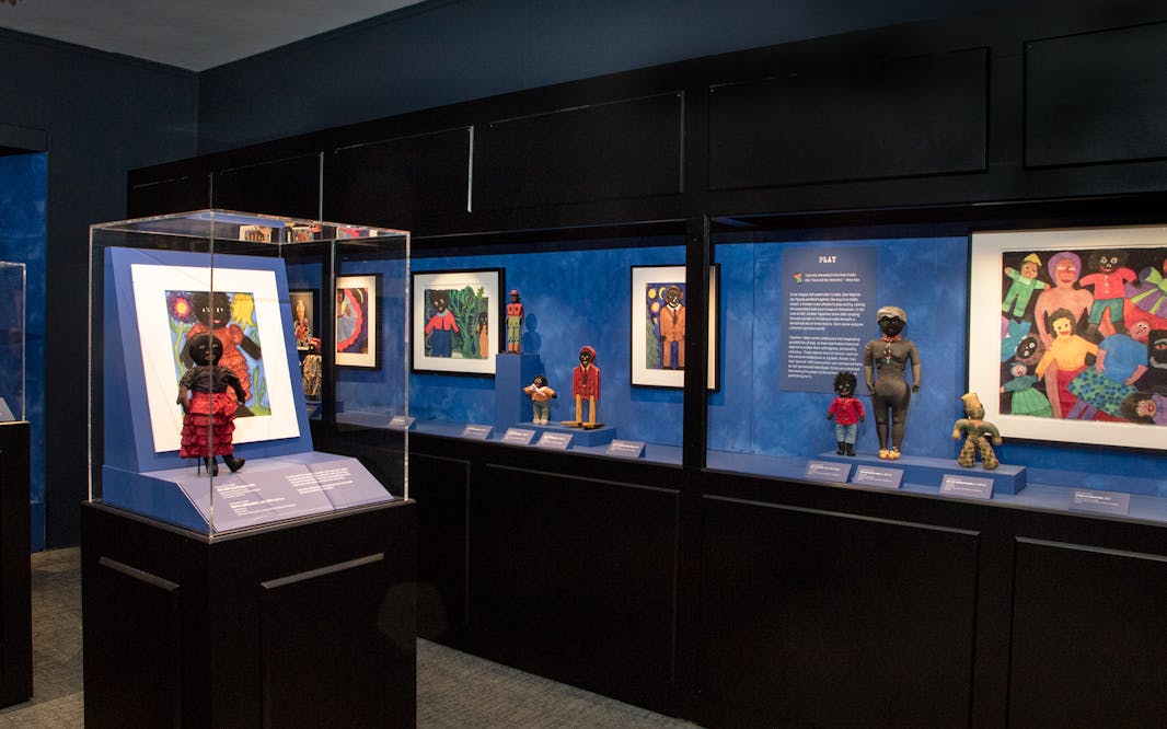 Betye Saar Black Dolls gallery installation